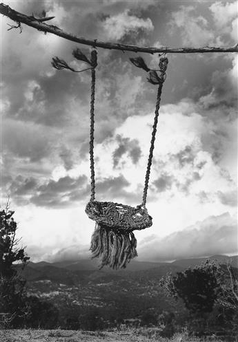 WILLIAM CLIFT (1944- ) Apple Blossoms, New Mexico * Rope Swing, Tesuque, New Mexico.